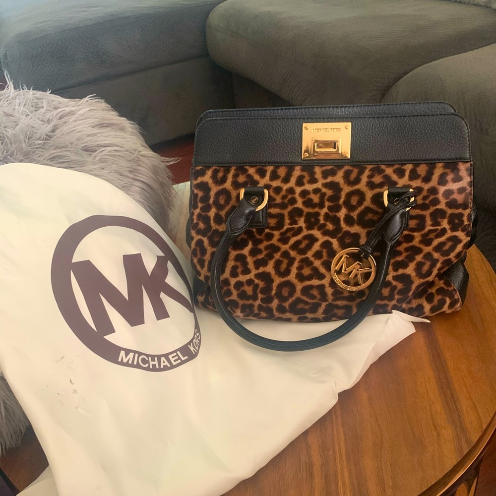 Michael Kors Hamilton (calf hair cheetah print)